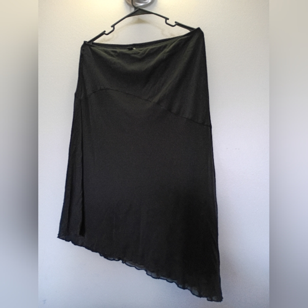 Wild Fable Black Midi Skirt